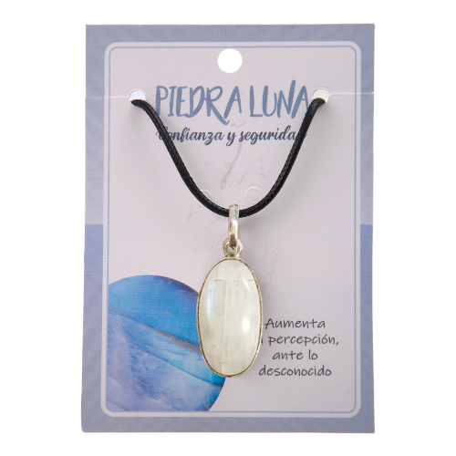 Colgante mineral PIEDRA LUNA REF. 9