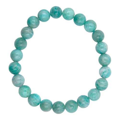 PULSERA MINERAL AMAZONITA 8MM REF. 10
