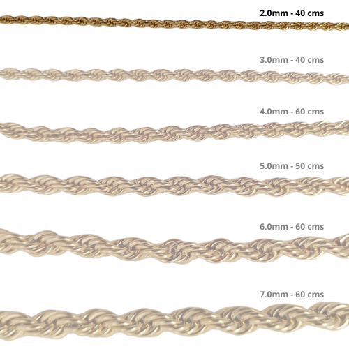 Cadena Acero inoxidable CORDON 2.0 - 40 CM DORADO