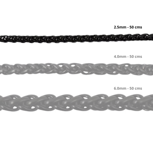 Cadena Acero inoxidable ESPIGA 2.5 - 50CM NEGRO