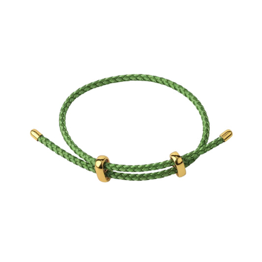 Pulsera cuerda ajustable - Verde