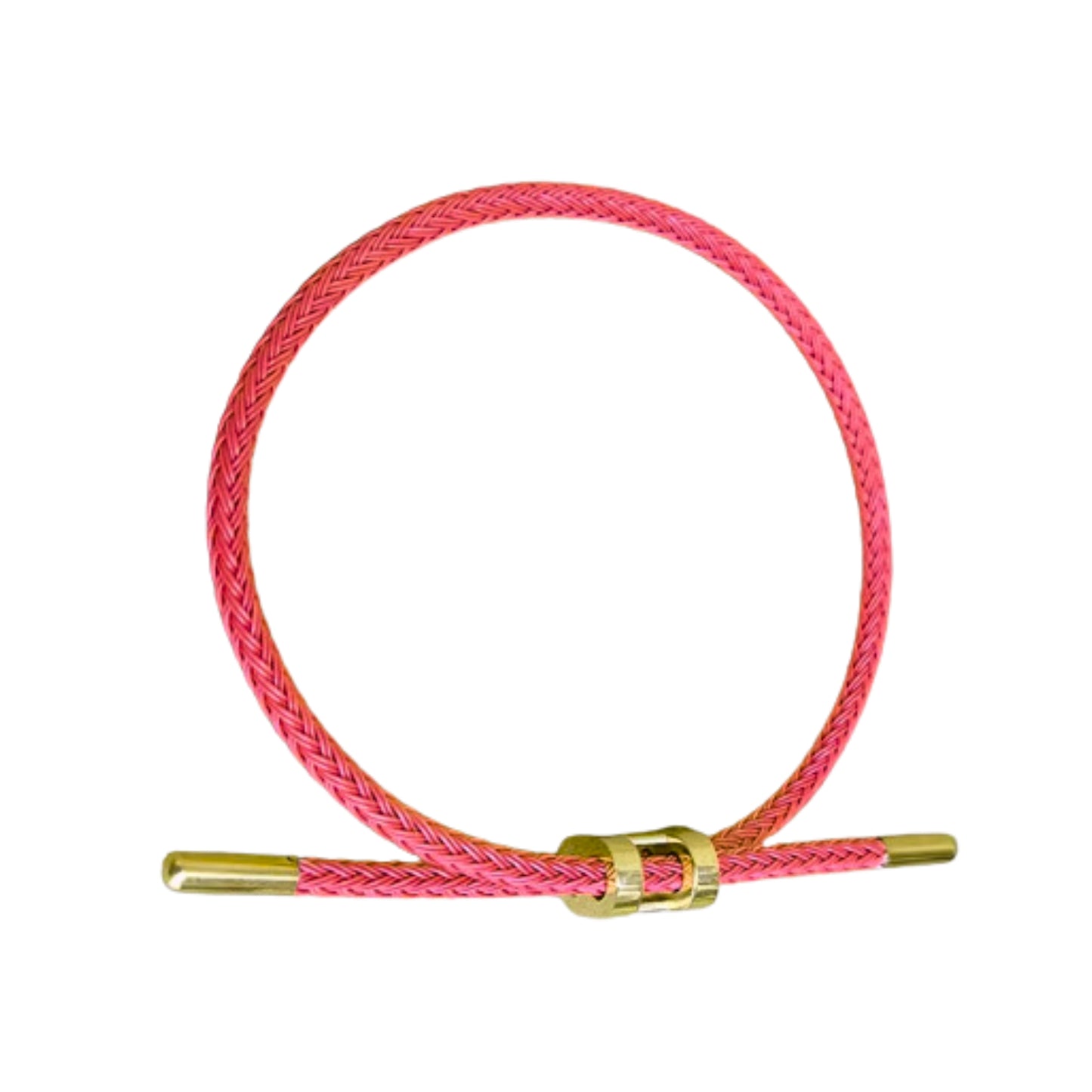 Pulsera cuerda ajustable - Granate