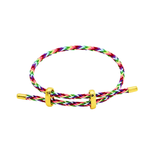 Pulsera cuerda ajustable - Multicolor 03