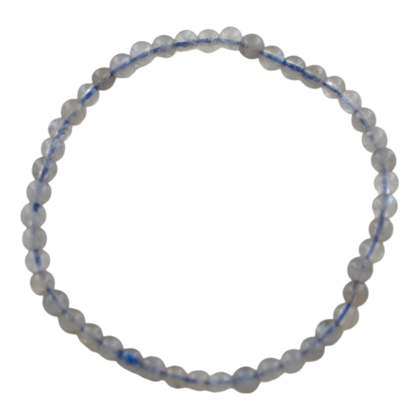 PULSERA MINERAL LABRADORITA 4MM REF. 8