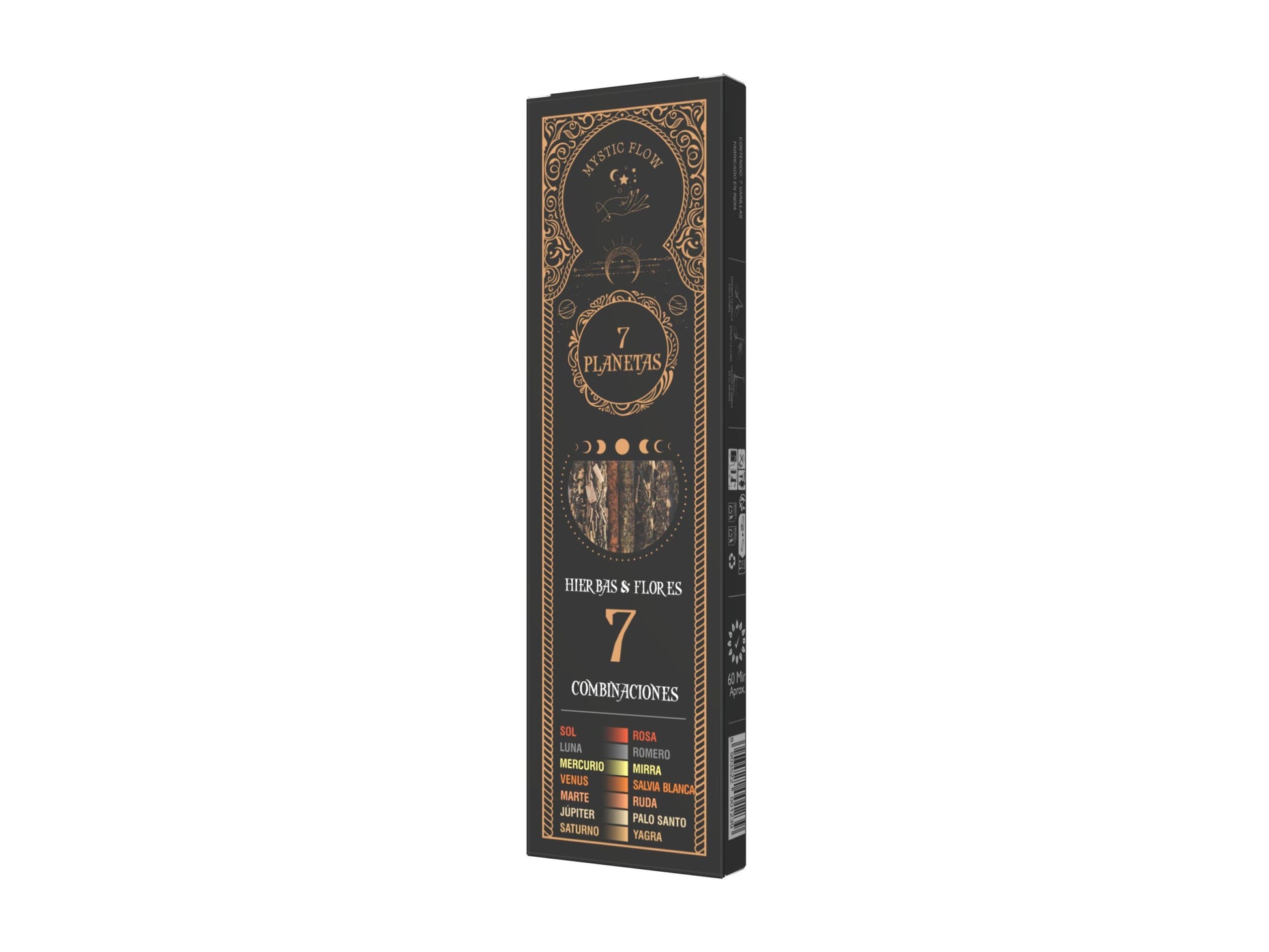 Incienso 7 Planetas 7 Hierbas & Flores Mystic Flow (Pack 12 Cajas)