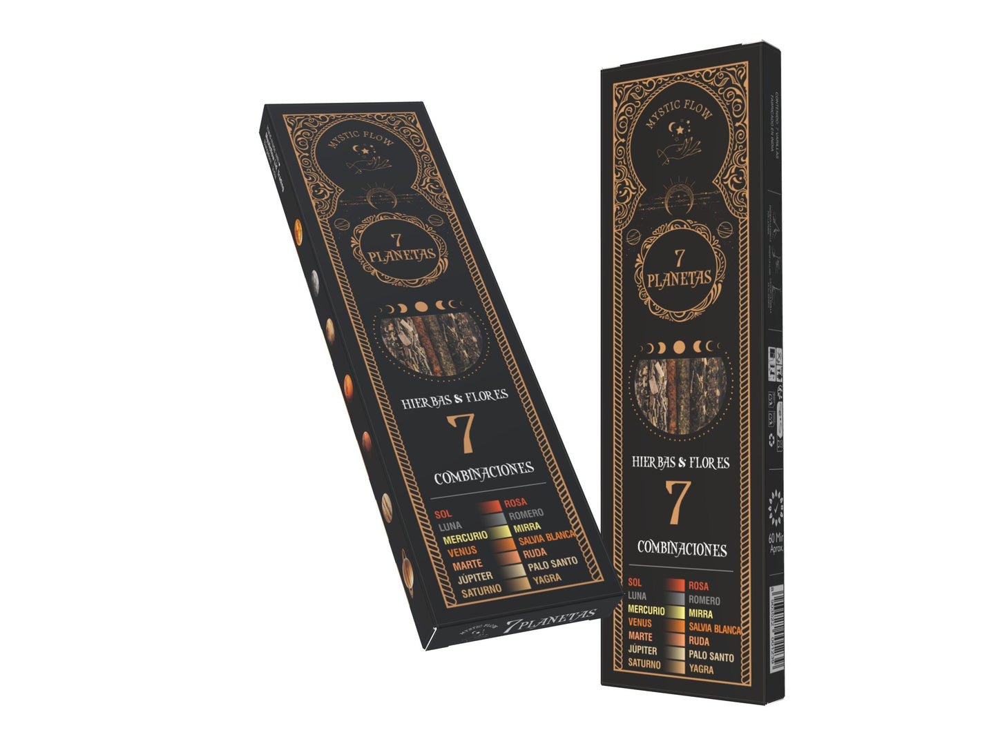 Incienso 7 Planetas 7 Hierbas & Flores Mystic Flow (Pack 12 Cajas)