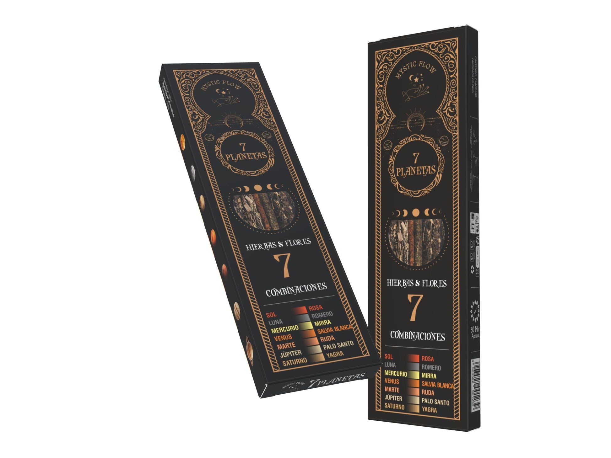 Incienso 7 Planetas 7 Hierbas & Flores Mystic Flow (Pack 12 Cajas)
