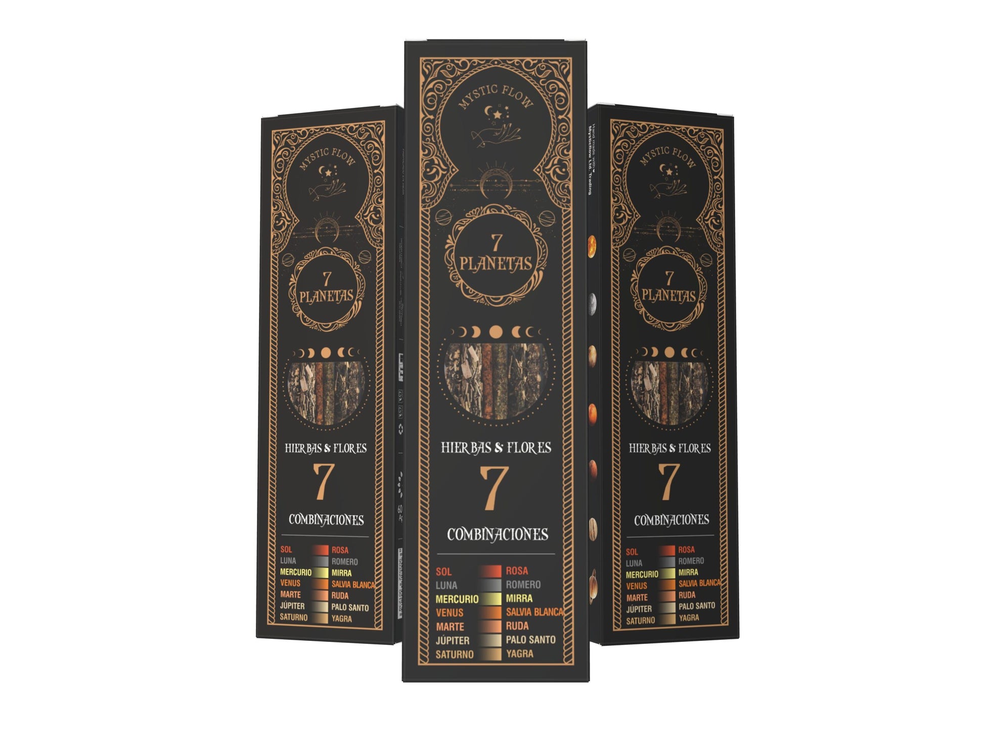 Incienso 7 Planetas 7 Hierbas & Flores Mystic Flow (Pack 12 Cajas)