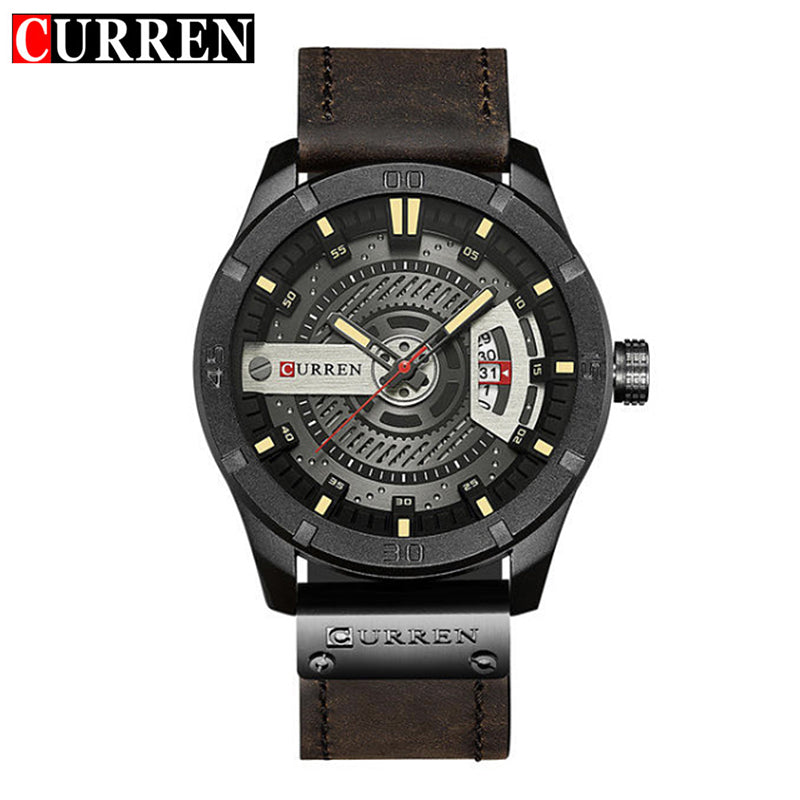 RELOJ CURREN HOMBRE M8301 MARRÓN NEGRO