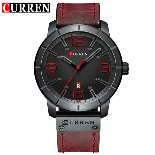 RELOJ CURREN HOMBRE M8327 ROJO-NEGRO