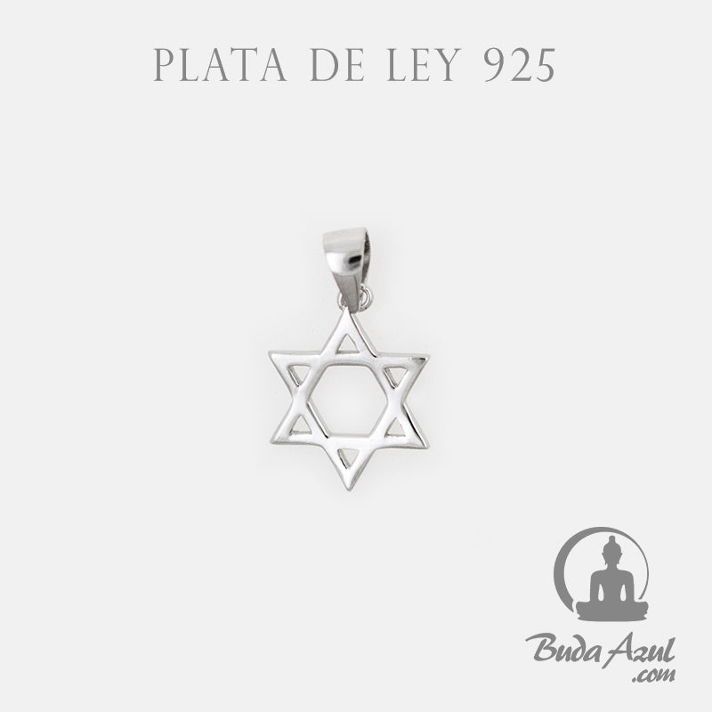 Colgante Plata de Ley 925 ESTRELLA DAVID PQ. REF. 290