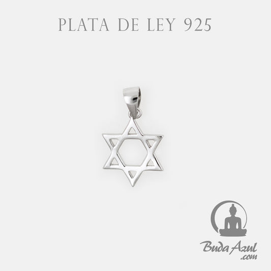 Colgante Plata de Ley 925 ESTRELLA DAVID PQ. REF. 290