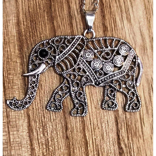 COLGANTE METAL CON CADENA MOD. 2 ELEFANTE