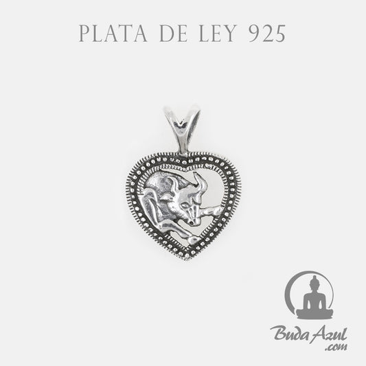Colgante Plata de Ley 925 HOROSCOPO TAURO REF. 490