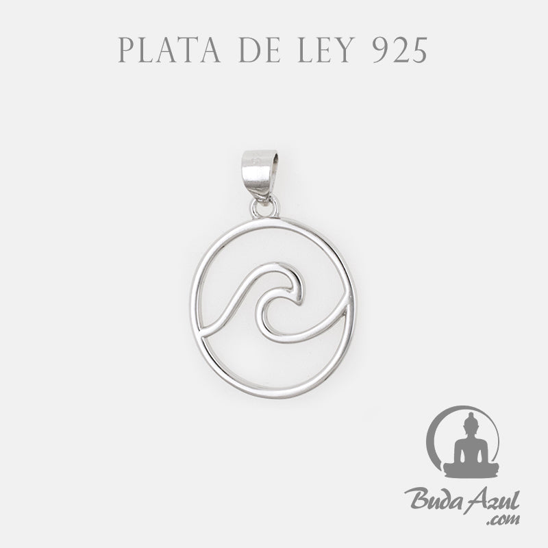 Colgante Plata de Ley 925 OLA DE MAR REF. 490