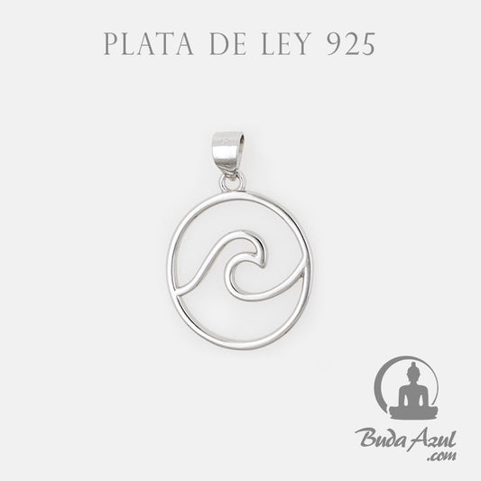 Colgante Plata de Ley 925 OLA DE MAR REF. 490