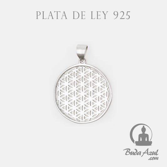 Colgante Plata de Ley 925 FLOR DE LA VIDA REF. 490