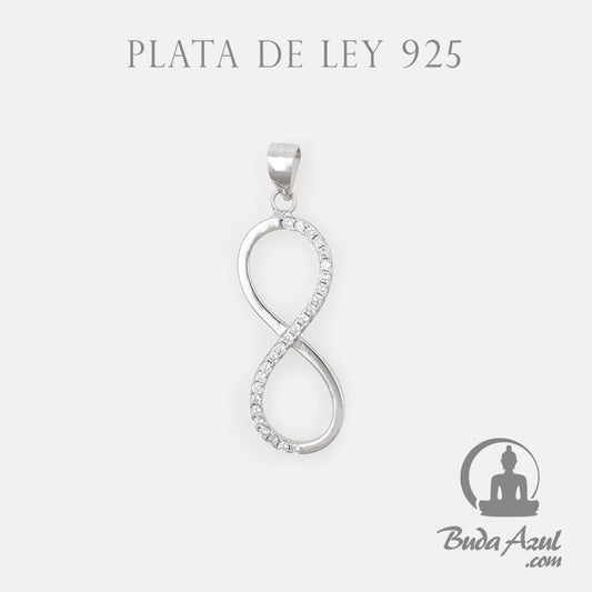 Colgante Plata de Ley 925 INFINITO CIRCONITAS GR. REF. 590
