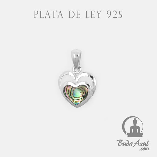 Colgante Plata de Ley 925 DOBLE CORAZON AVALON REF. 590