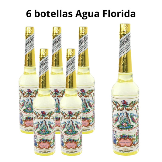 Pack 6 botellas de Agua de Florida - Perú - Murray & Lanman Auténtica