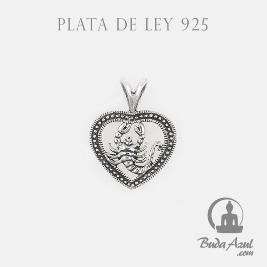 Colgante Plata de Ley 925 HOROSCOPO ESCORPIO REF. 490