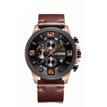 RELOJ CURREN HOMBRE M8288 MARRON-NARANJA
