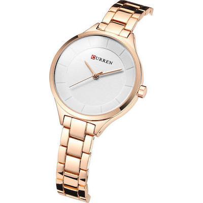 RELOJ CURREN MUJER 9015 BLANCO-ROSA