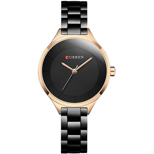 RELOJ CURREN MUJER 9015 NEGRO-ROSA