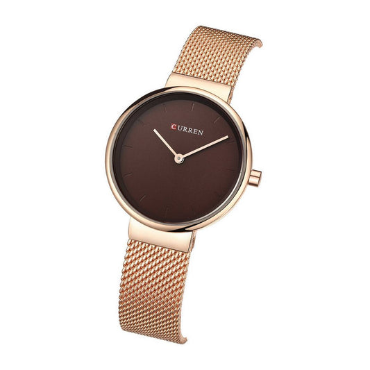 RELOJ CURREN MUJER 9016 MARRON-ROSA
