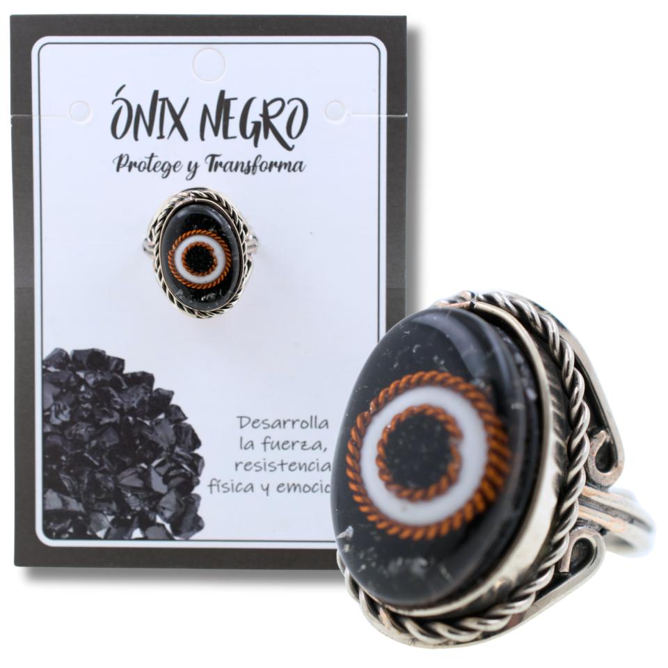 Anillo Alpaca Ojo ÓNIX NEGRO REF. 6