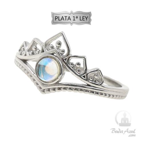 Anillo Plata de Ley 925 Circonita Mandala REF 590