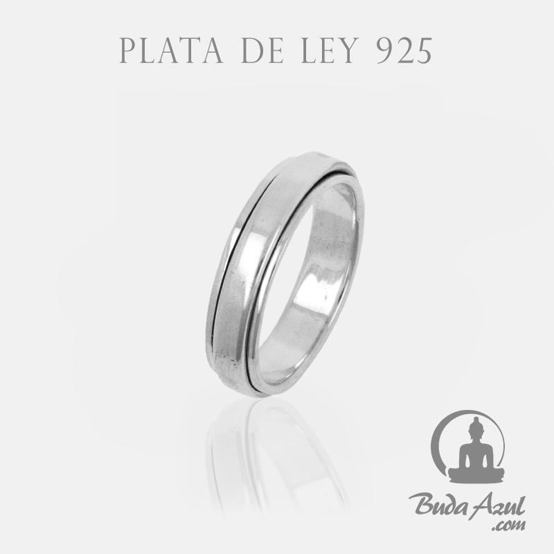 Anillo Plata de Ley 925ANTI ESTRES REF. 890