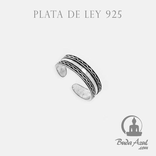 Anillo pie Plata de Ley 925 CELTA MOD2 REF. 390