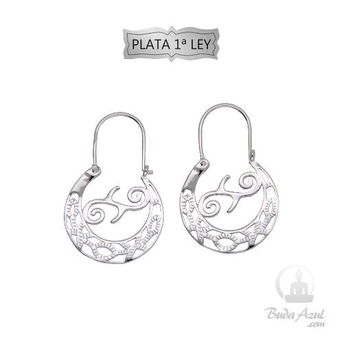 Arete Canario Plata de Ley REF. 790