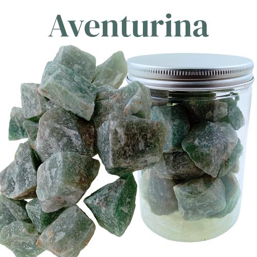 BOTE DE MINERAL BRUTO AVENTURINA
