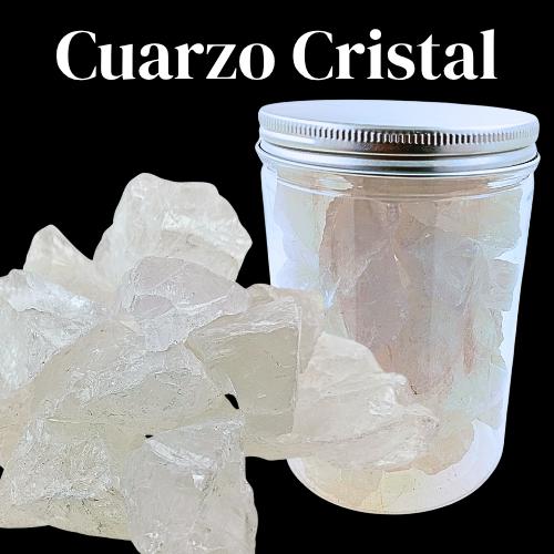 BOTE DE MINERAL BRUTO CUARZO CRISTAL