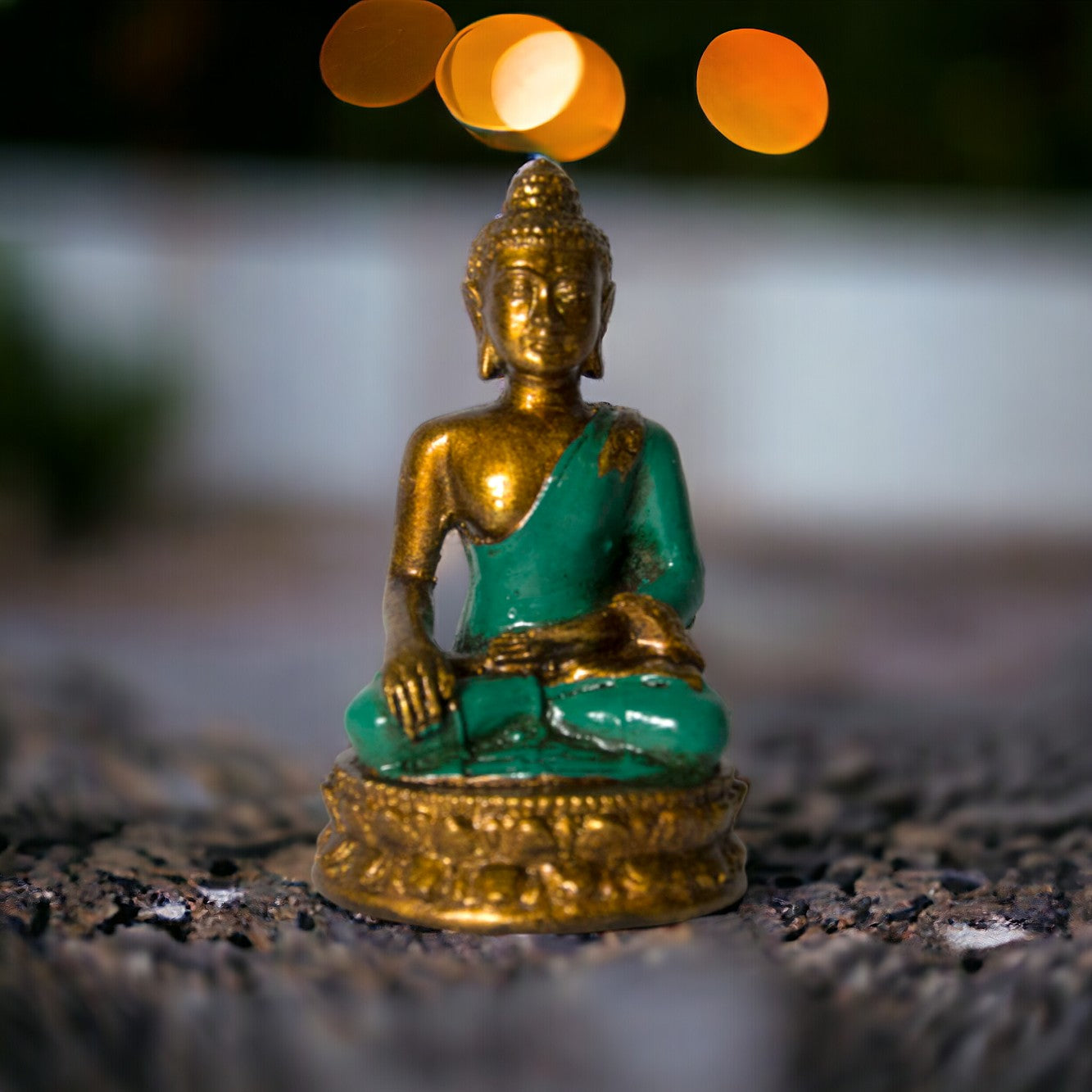 BUDA LOTUS 11CM ALTO REF. 290 - 29 TURQUESA