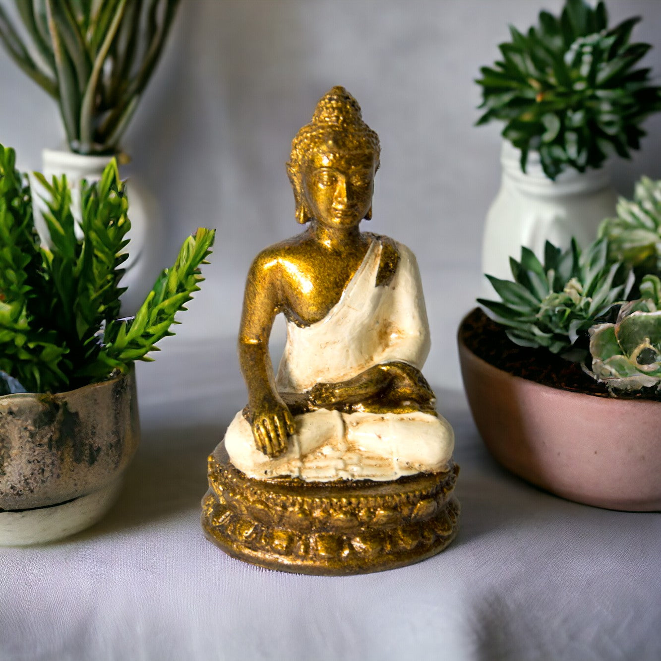 BUDA LOTUS 11CM ALTO REF. 290 - 29 BLANCO