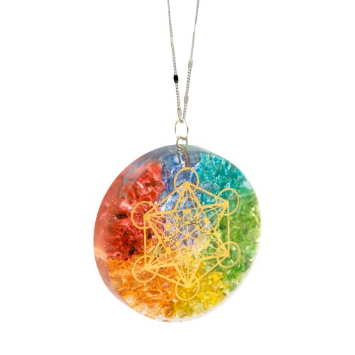 COLGANTE ORGONITA 50 MM METATRON REF. 250 - 7 CHAKRAS