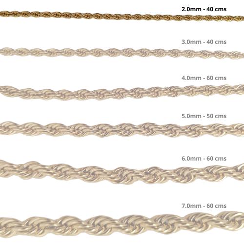 Cadena Acero inoxidable CORDON 2.0 - 40 CM DORADO