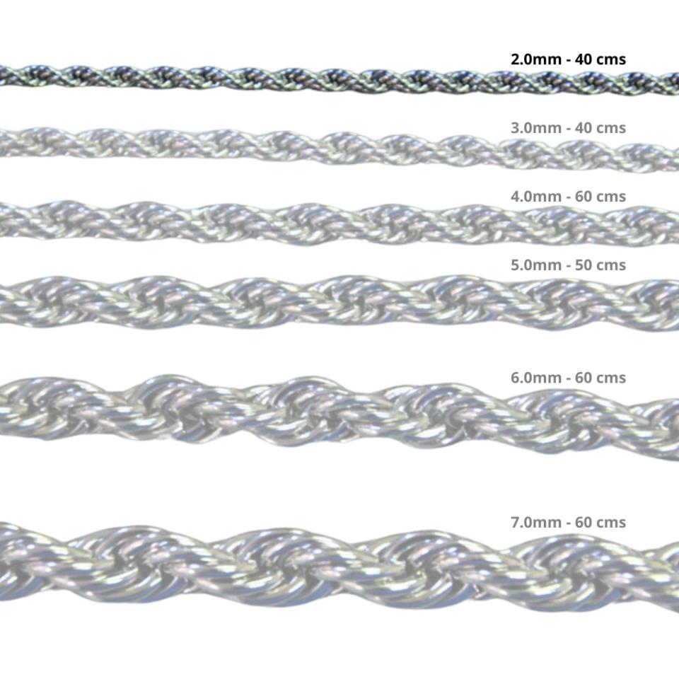 Cadena Acero inoxidable CORDON 2.0 - 40CM PLATEADO