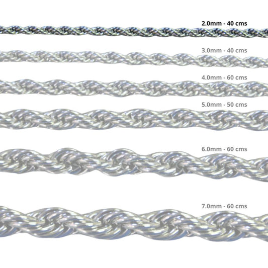 Cadena Acero inoxidable CORDON 2.0 - 40CM PLATEADO