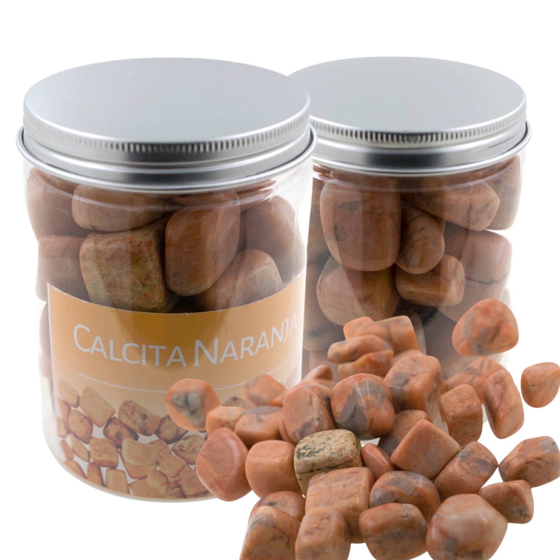 Cantos Rodados CALCITA NARANJA 500grs.