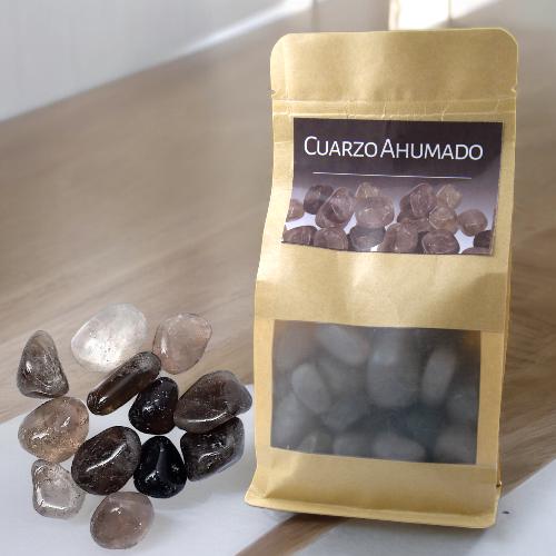 Bolsa Cantos Rodados CUARZO AHUMADO