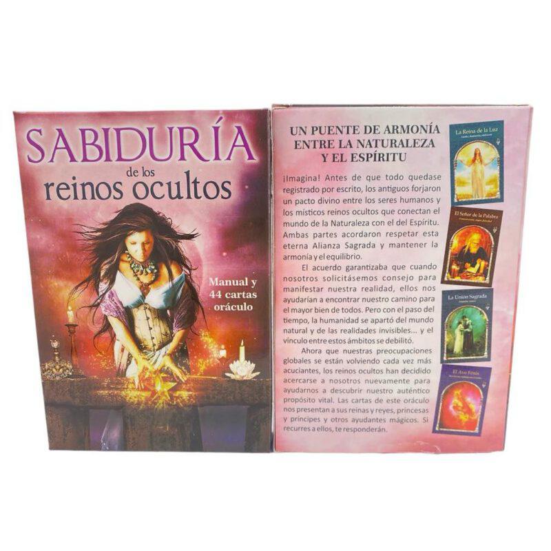Cartas oráculo SABIDURIA DE LOS REINOS OCULTOS