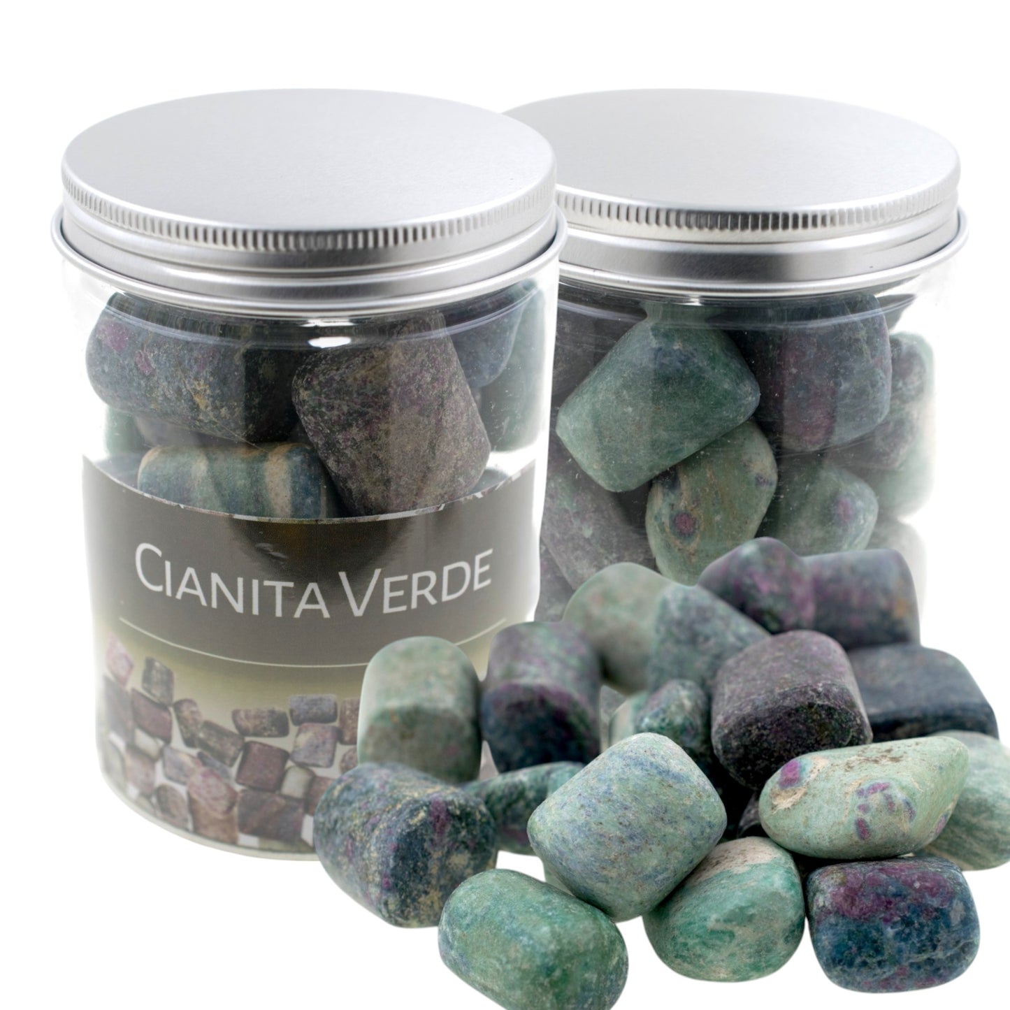 Cantos Rodados CIANITA VERDE 500grs.