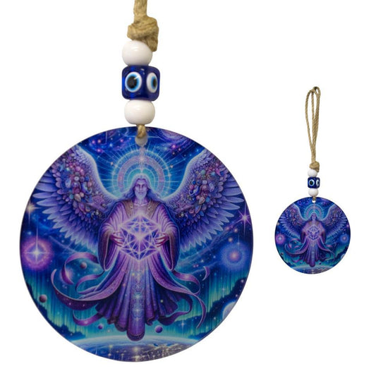 Colgador Ojo Turco Cristal Arcangel Metatron REF.6