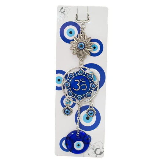 Colgador Ojo Turco Metal Simbolo OM Flor - 6