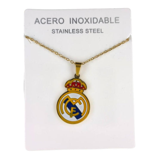 Colgante Acero Dorado REAL MADRID - 5