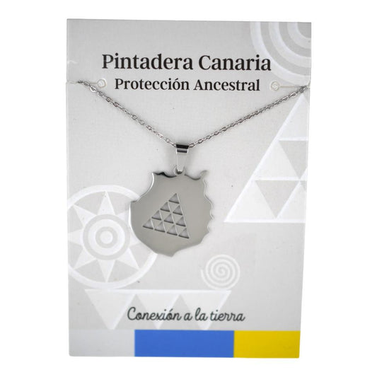 Colgante Acero P Isla de Gran Canaria Pintadera 5